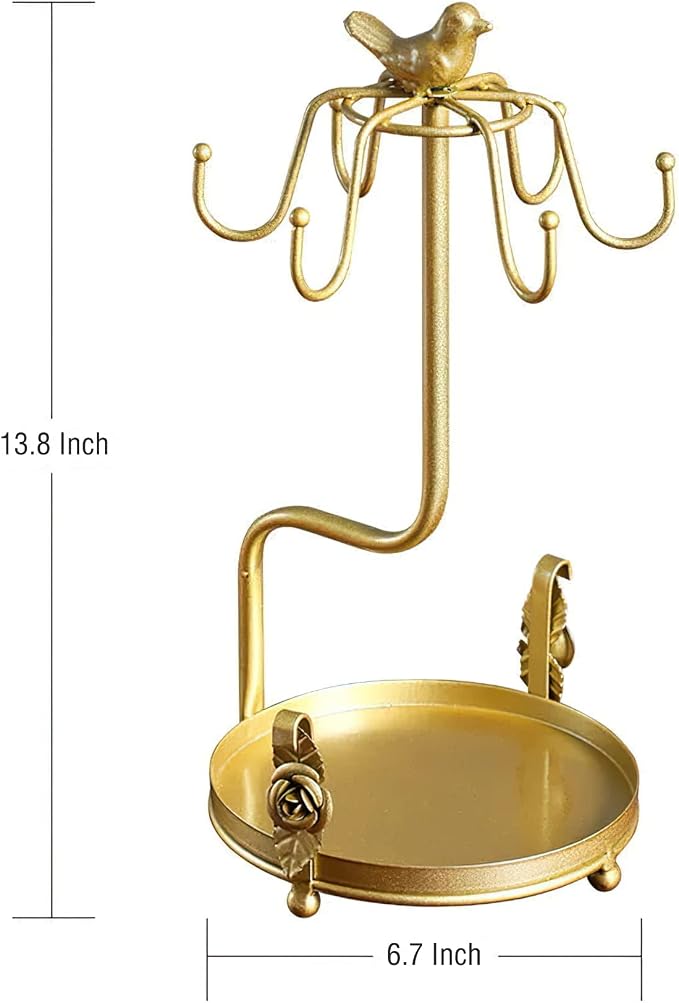 Gold Coffee Mug Tree Holder Countertop, Tea Coffee Cup Holders - Image 5
