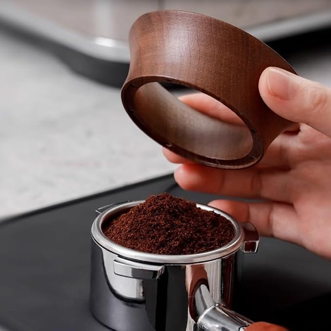 Wood Coffee Dosing Ring 51 53 58mm Portafilter Replacement Fit Espresso Tools - Image 7