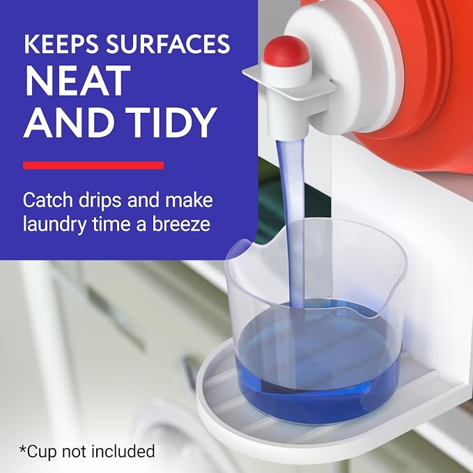 IMPRESA Laundry Detergent Cup Holder & Laundry Drip Catcher - Image 2
