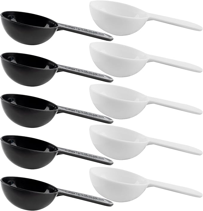 AUEAR, 10 Pack Tablespoon Coffee Scoop Plastic Measuring by AUEAR