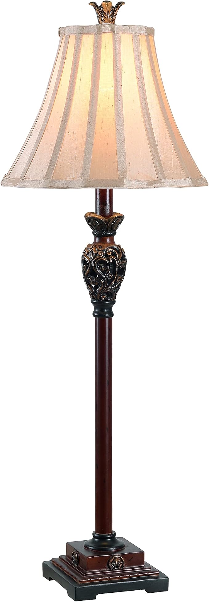 Kenroy Home 20182GR Iron Lace Buffet Lamp by KenroyHome