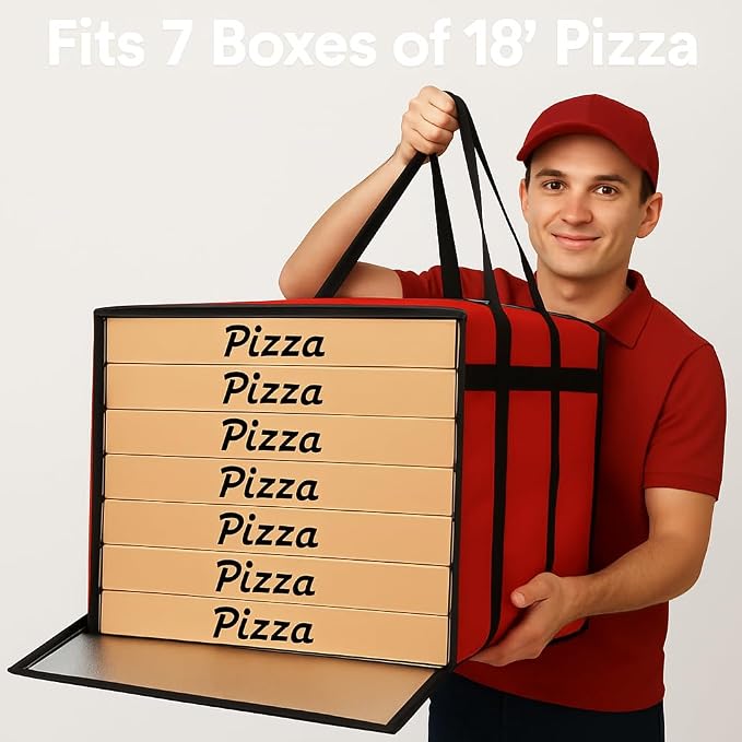 Bodaon Insulated Pizza Delivery Bag 20x20x14 - Image 3