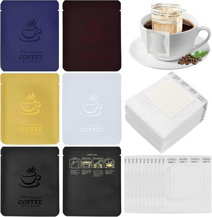 75 Pcs Coffee Filter Paper Bag by Enenes