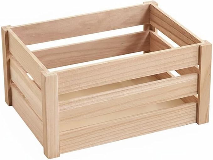 Wooden Storage Crate Multi Use Plant Holder Crate Sturdy Nesting Wooden Crates by Unknown