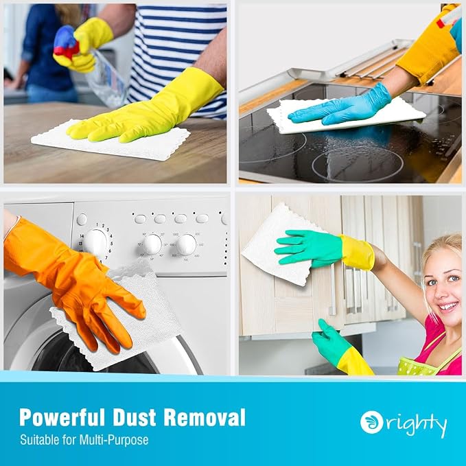 Orighty Microfiber Cleaning Cloth, 800 Pack Highly Absorbent Cleaning Rags - Image 6