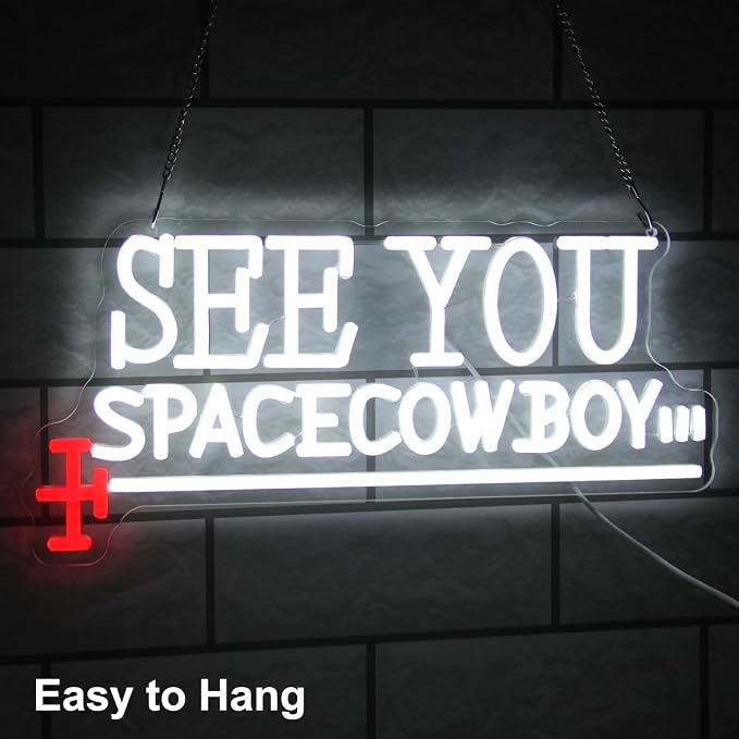 See You Space Cowboy Neon Sign Anime Neon Lights - Image 2