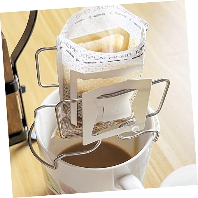 4sets Coffee Drip Bag Holder Tray Portable Filtering Rack - Image 6