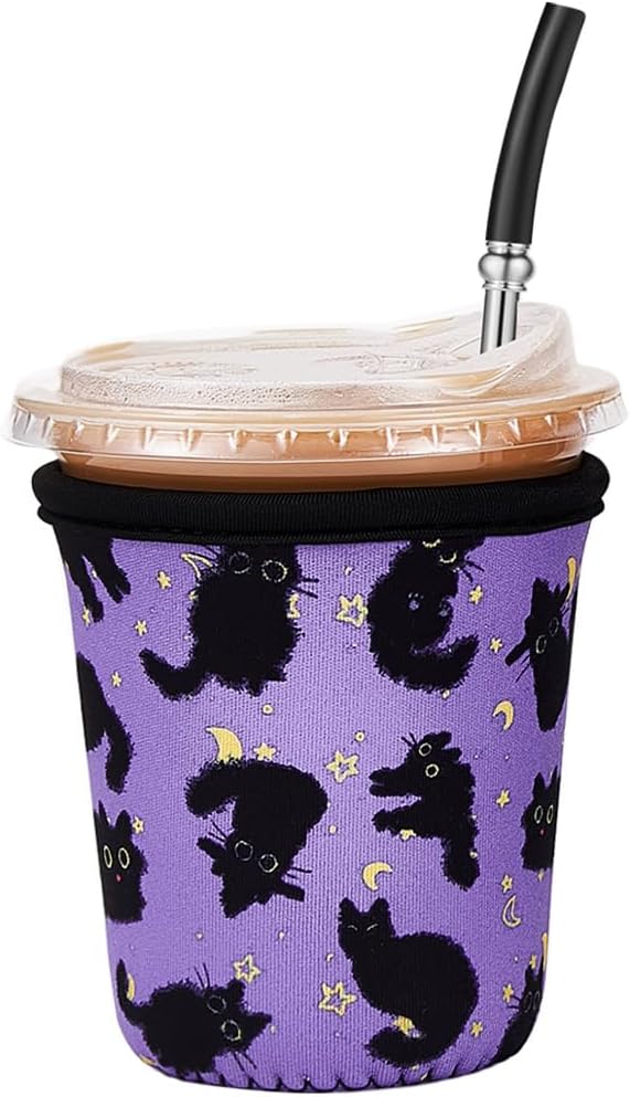 Iced Coffee Sleeve Reusable Small 16-20oz by Cavllson