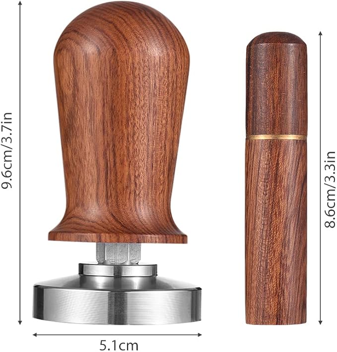 Decdeal 51mm Espresso Tamper and Stirrer Set, Coffee Tamper - Image 7