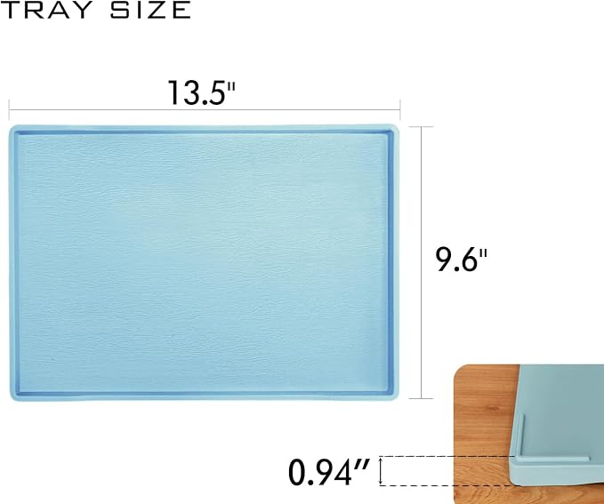Blue Serving Tray for Gathering Small Items | Serving Accessory for Desserts - Image 6