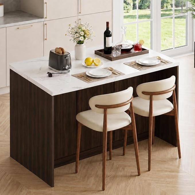 Marble Top Kitchen Island - Image 5
