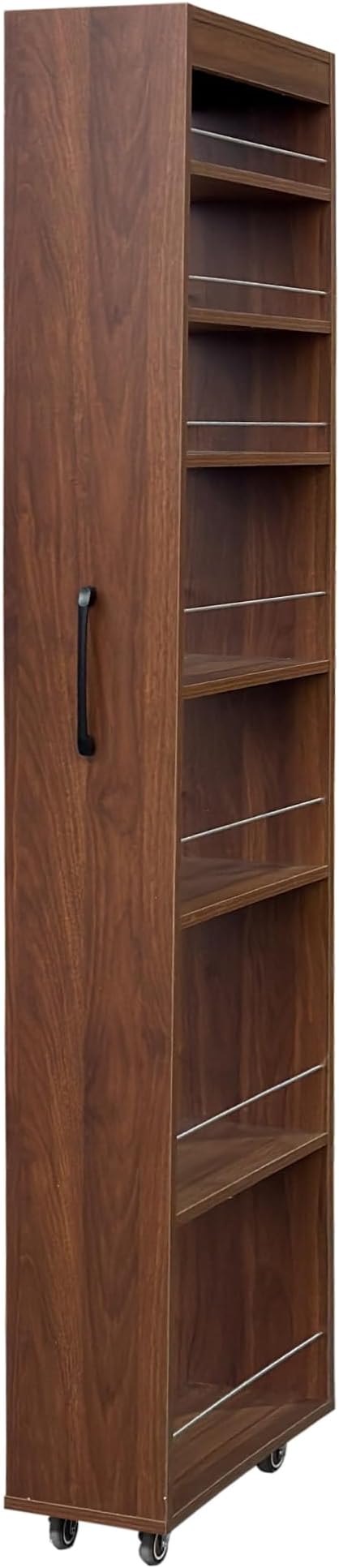 KEIKI 7 Tier Pull-Out Kitchen Pantry Storage Cabinet, Spice Rack Next to Fridge - Image 5
