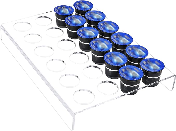 Kamehame K Cup Drawer Organizer, Flat Countertop Coffee Pod Holder by Kamehame
