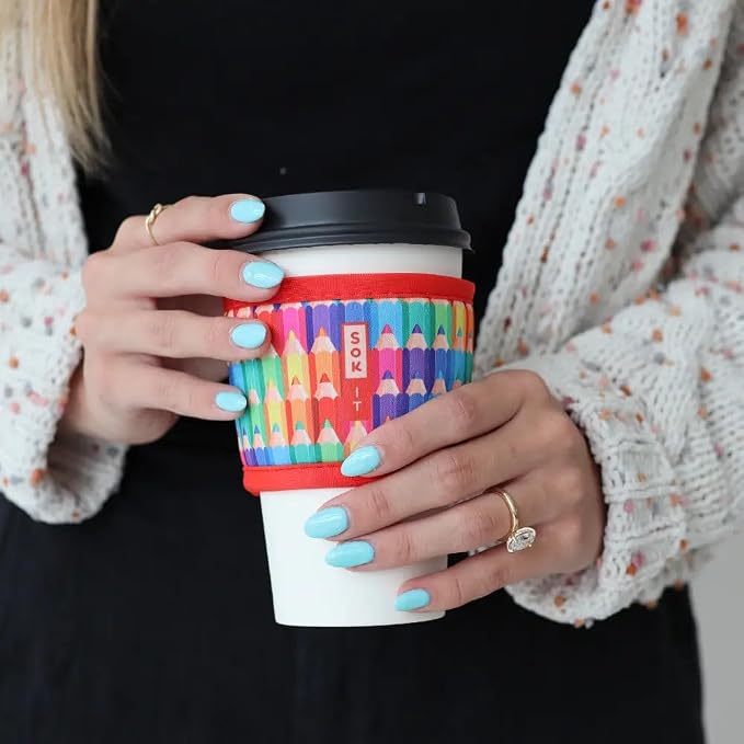 Sok It HotSok Coffee & Tea Reusable Insulated Neoprene Cup Sleeve - Image 2