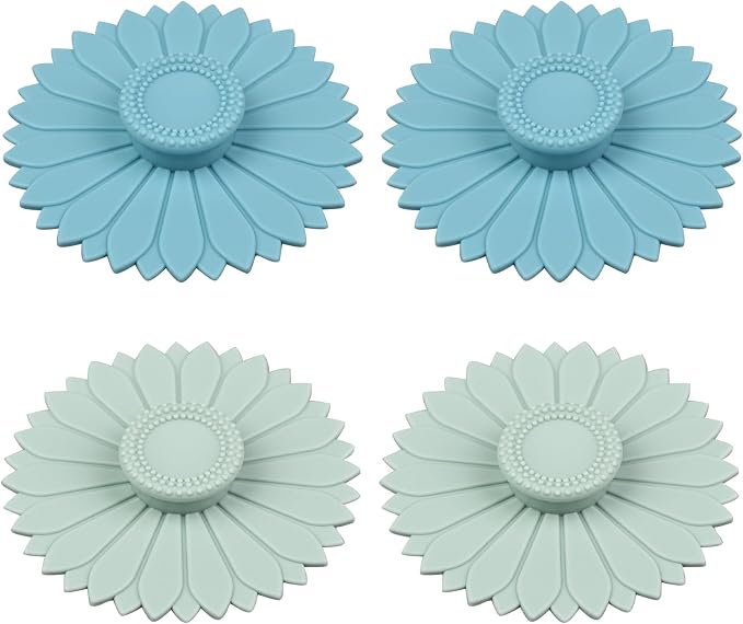 Sunflower Silicone Cup Covers 4 pcs Universal Silicone Cup Lid - Image 6