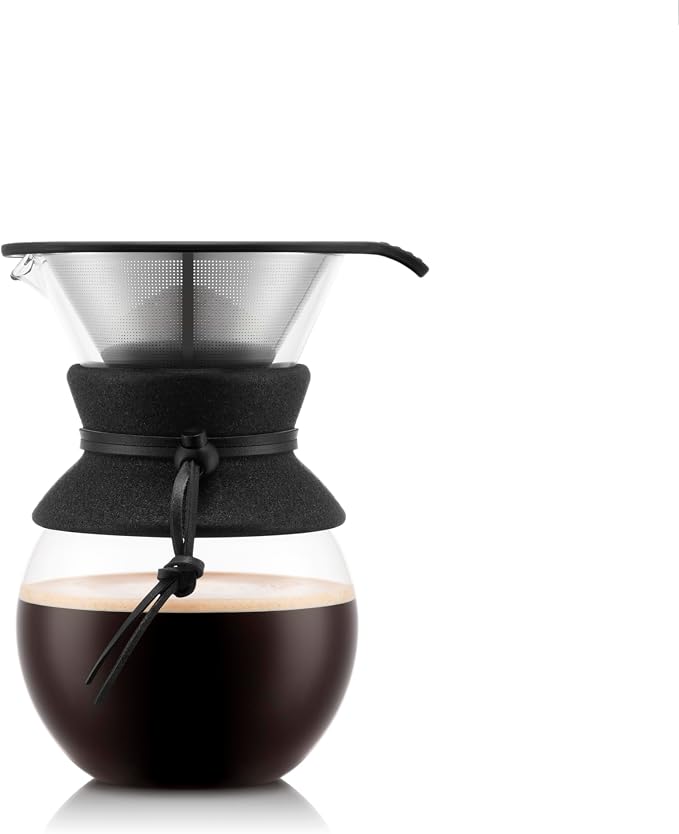 Bodum 34oz Pour Over Coffee Maker, High-Heat Borosilicate Glass by Bodum
