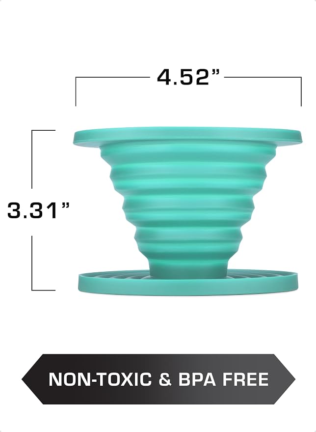 COLETTI Sierra Camping Pour Over Coffee Dripper — Collapsible Pour Over Coffee - Image 6
