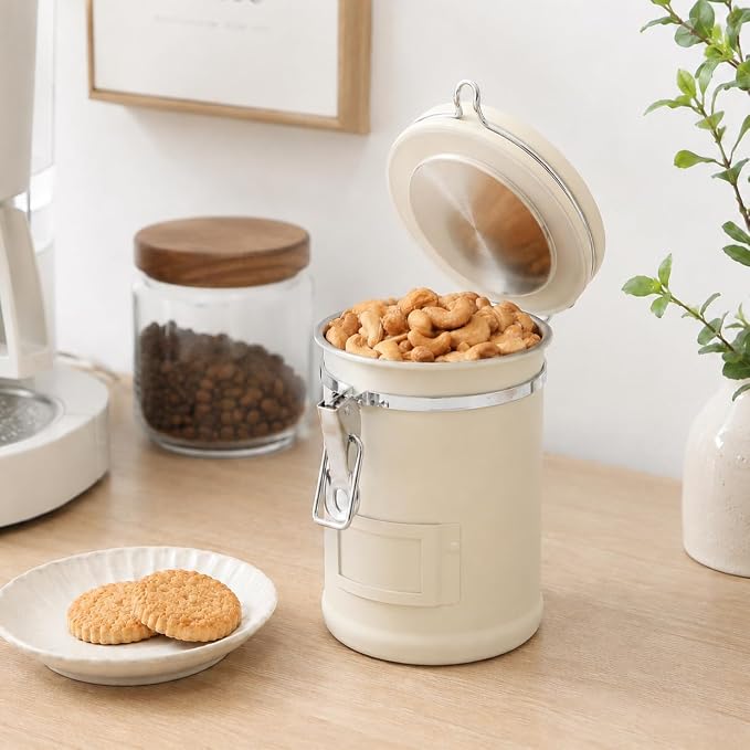 PRINCE G Airtight Coffee Canister, Light-Blocking Stainless Steel Coffee - Image 3