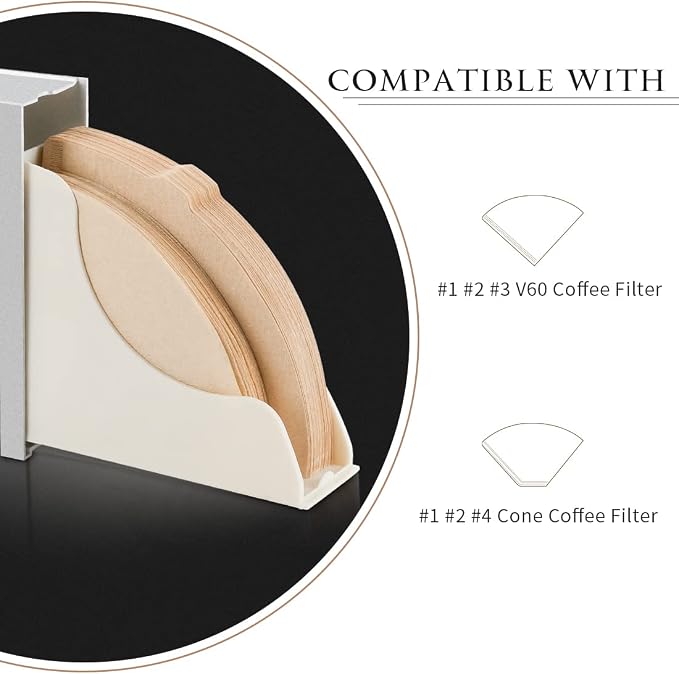 Cone Coffee Filter Holder Storage - Image 2