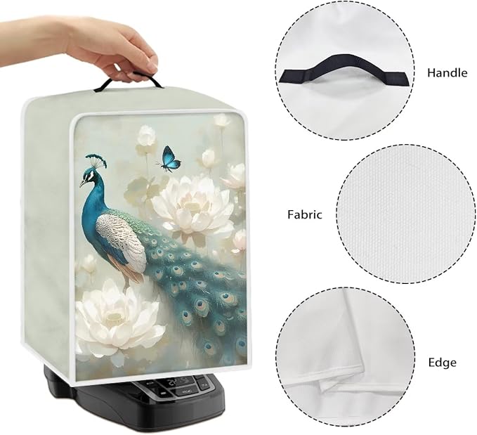 Peacock Coffee Maker Dust Cover Universal Coffee Machine Covers - Image 5