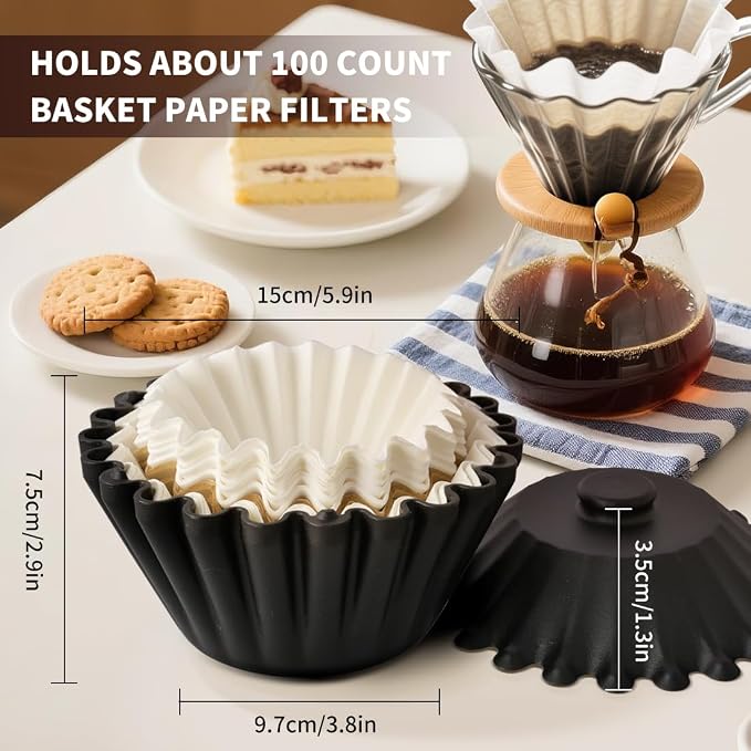 Basket Coffee Filter Holder Storage-Container - Image 7