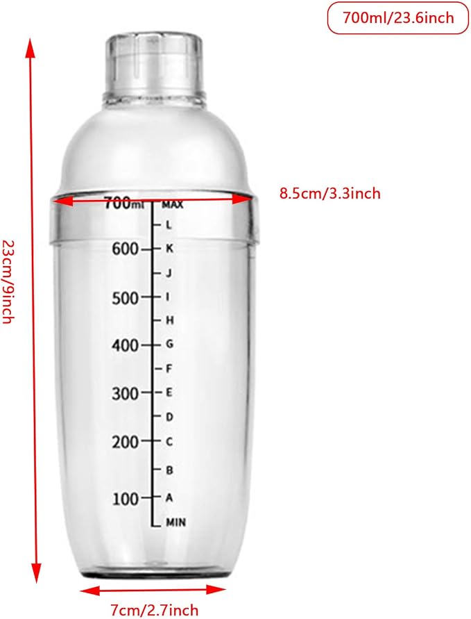1Pc Plastic Cocktail Shaker - Image 2