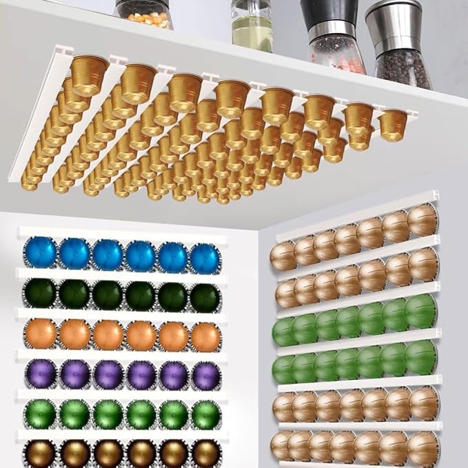 10Pcs Coffee Pods Display Shelf Storage Stand - Image 3