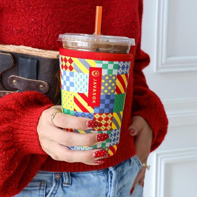 Sok It JavaSok Iced Coffee & Cold Soda Insulated Neoprene Cup Sleeve - Image 8