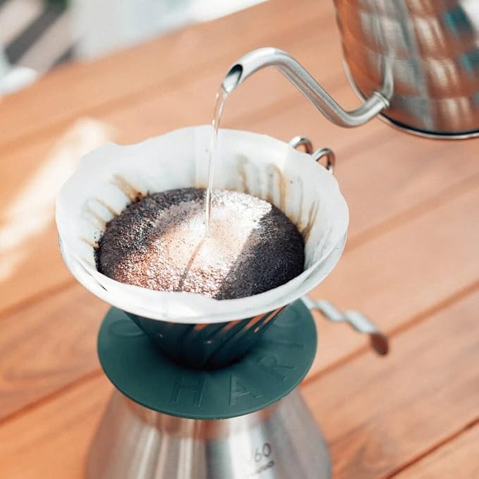 Hario Outdoor V60 Metal Dripper, 02 Silver - Image 2