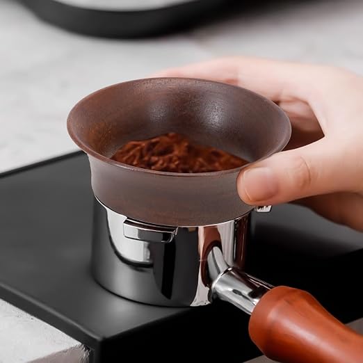 Magnetic Wooden Coffee Dosing Funnel - Image 4