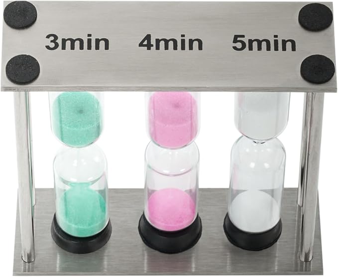 Small 3-in-1 Sand Timer, 3 inch Hourglass - Image 2