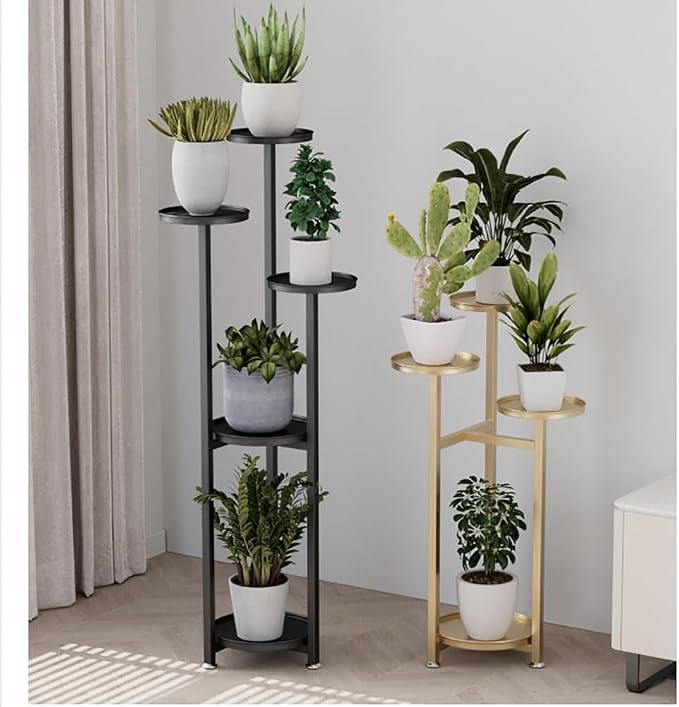 Takywep Corner Plant Shelving Multi-Layer Heavy Duty Metal Flower Pot Stand - Image 5
