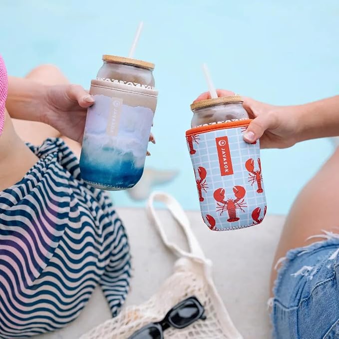 Sok It JavaSok Iced Coffee & Cold Soda Insulated Neoprene Cup Sleeve - Image 2
