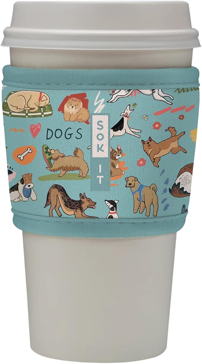 Sok It HotSok Coffee & Tea Reusable Insulated Neoprene Cup Sleeve by SokIt