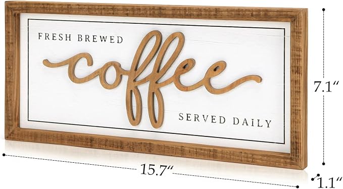 NIKKY HOME Farmhouse Coffee Signs - Image 5
