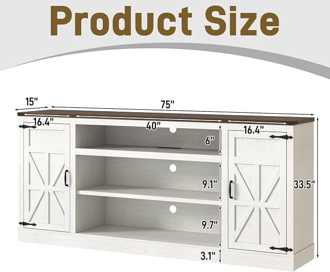 XVD 75" Farmhouse Coffee Bar - Image 2