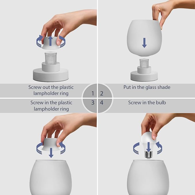Touch Bedside Table Lamp Set of 2 - Image 9