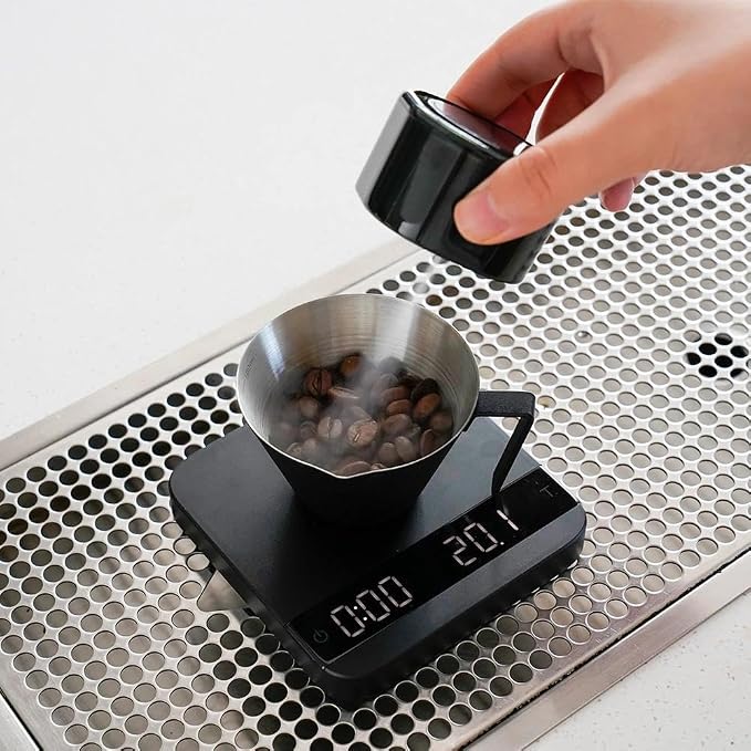watchget Stainless Steel Espresso Cups, Single Spout & Scale Measuring Cup - Image 5