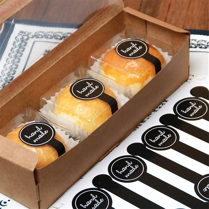 Beyonday 200pcs Handmade Lollipop Baking Stickers - Image 2