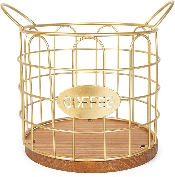 Coffee Pod Holder, Large Capacity K Cup Holder Organizer, Big Metal Kcup by Fving
