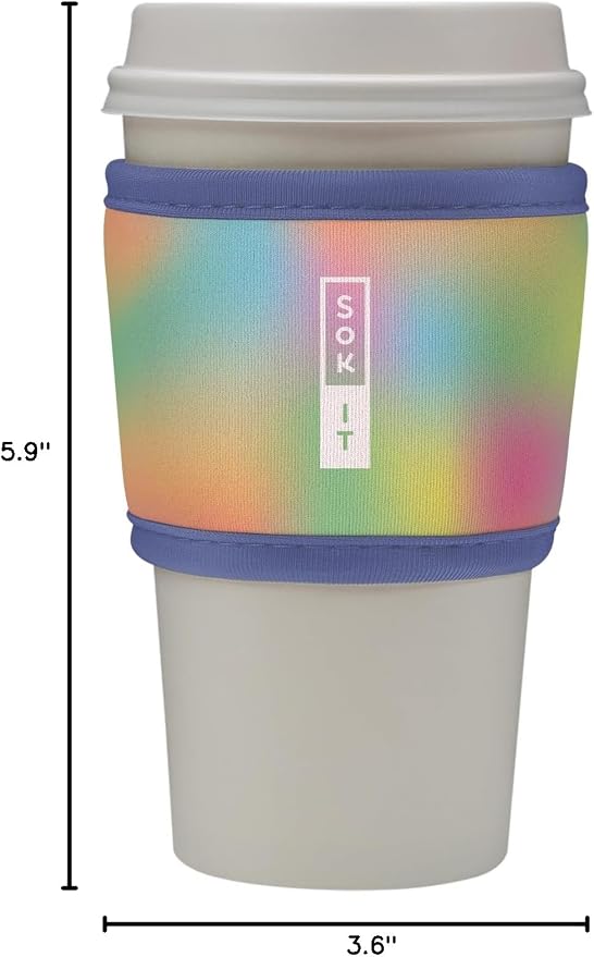 Sok It HotSok Coffee & Tea Reusable Insulated Neoprene Cup Sleeve - Image 7