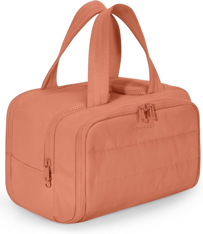 BAGSMART Travel Toiletry Bag, Crush Toiletry Bag by BAGSMART