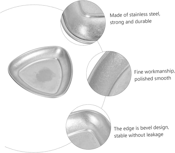 PRETYZOOM Multi-Function Bean Display Tray Stainless Steel Coffee Sample Plate - Image 8