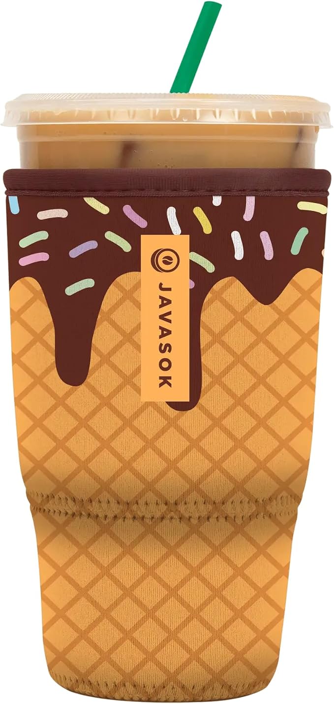 Sok It JavaSok Iced Coffee & Cold Soda Insulated Neoprene Cup Sleeve by SokIt