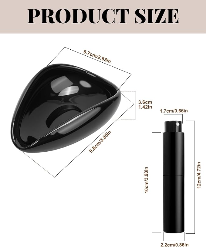 Coffee Bean Dosing Tray, Aluminum Glass Spray Bottle & 12 Pcs Coffee Bean - Image 4