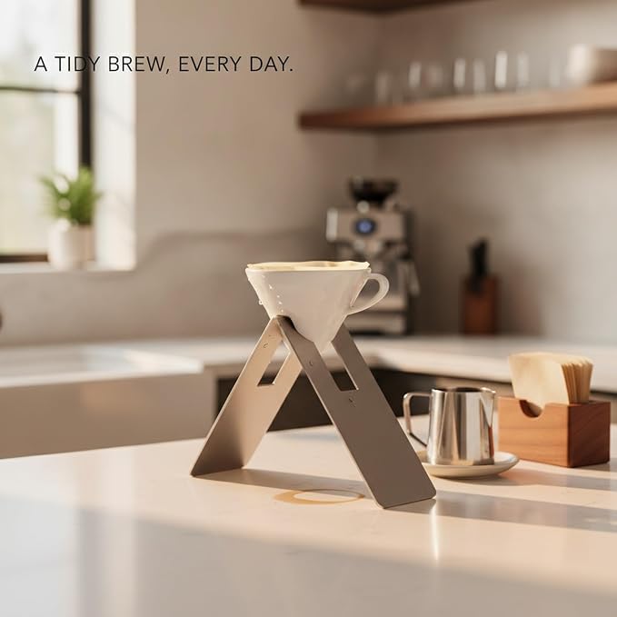Stainless Steel Pour Over Coffee Dripper Stand - Image 3