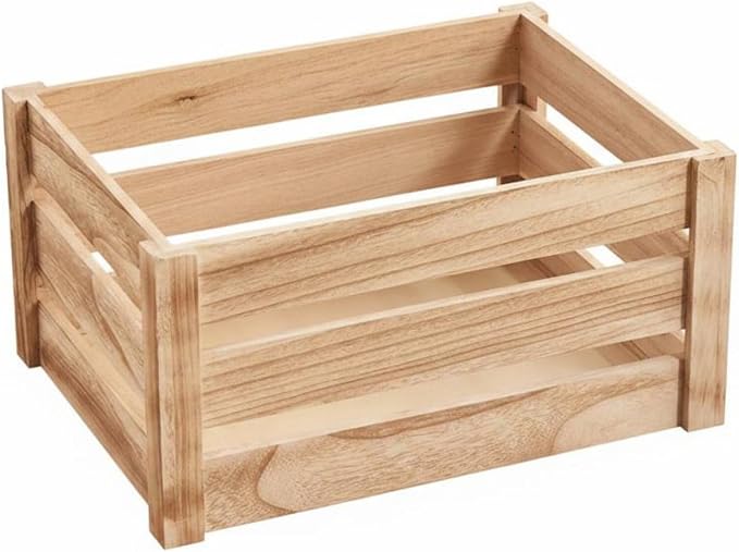 Wooden Storage Crate Multi Use Plant Holder Crate Sturdy Nesting Wooden Crates by Unknown