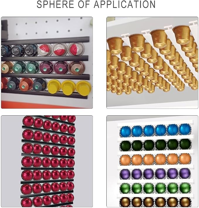 10Pcs Coffee Pods Display Shelf Storage Stand - Image 7