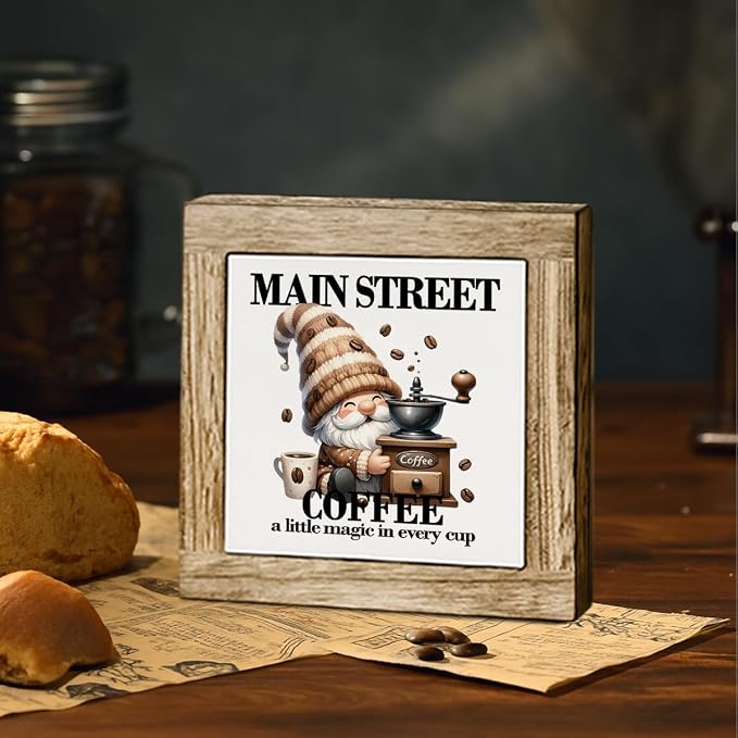 Coffee Shop Decor Sign, Main Street Coffee a Little Magic in Every Cup - Image 4