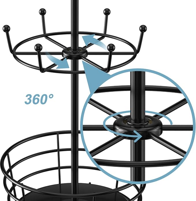 360° Rotating Coffee Mug Holder - Image 4